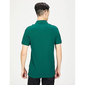 Polos de hombre de talla grande de punto de algodón con estampado personalizado al por mayor, camisetas de manga corta 100% de algodón, ropa de calle, polos para hombre - Product Image 6