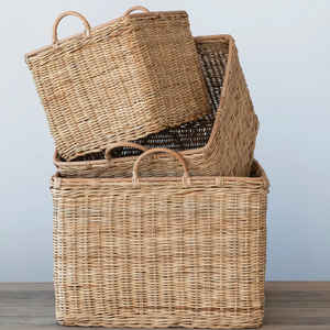 Cesta al por mayor de ratán natural y contenedor de almacenamiento Cesta Artesanía amigable Mejor precio Viet Fargimex - Product Image 1