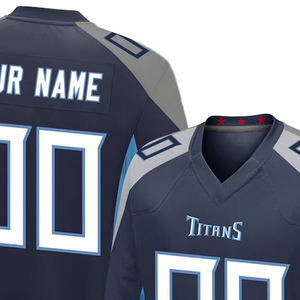 Camiseta de fútbol americano personalizada con sublimación elegante 2025, camisetas de fútbol americano bordadas totalmente personalizadas para hombres - Product Image 3