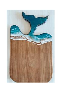 Planche à découper en bois d'acacia naturel à texture lisse avec poignée, forme unique durable, bloc à découper pour les cuisines domestiques et commerciales - Product Image 2