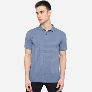 Diseño personalizado de los hombres para la camiseta del Polo de manga corta transpirable en el patrón sólido hecho en Pakistán-220 gramos de tela de color liso - Product Image 1