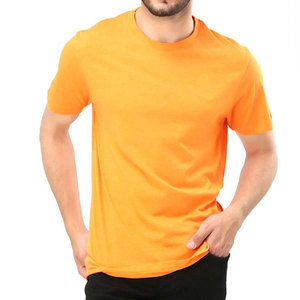 Camiseta de Hombre al Por Mayor al Mejor Precio, 100% Algodón, Lisa, Casual, Transpirable, Ecológica, Talla y Color Personalizables, Cuello Redondo - Product Image 1