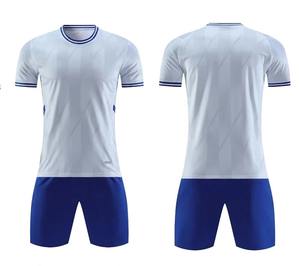 2025 uniformes d'entraînement pour adultes enfants maillots de Football ensembles courts grande taille vêtements de sport vierges pour hommes garçons chemises de Football - Product Image 3