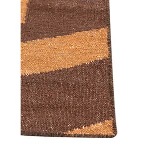 พรมไหมทอมือลายเรขาคณิตสีน้ำตาลเบจคลาสสิก รุ่น Indusbar สำหรับห้องนั่งเล่น-รุ่น ADPS-13001 - Product Image 4