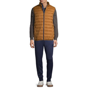 แจ็กเก็ตแขนกุดสำหรับผู้ชายเสื้อแจ็กเก็ตแขนกุดผ้าไนลอนคอตั้งสำหรับผู้ใหญ่ - Product Image 4