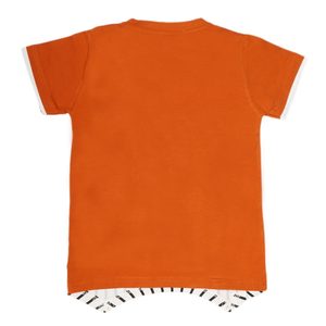 เสื้อยืดเด็กชายแขนสั้น - สีสนิม - Product Image 2