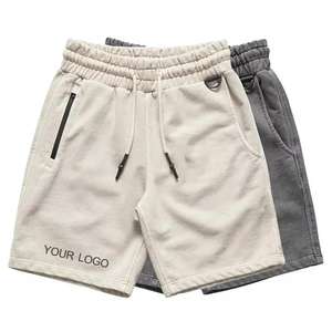 Pantalones cortos informales de gimnasio para hombre con bordado personalizado, forro de malla transpirable, pantalones para correr de verano - Product Image 5