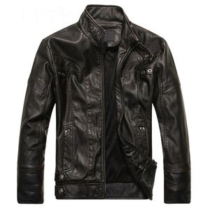 Nuevas chaquetas de cuero para hombre, chaqueta de cuero para motocicleta, abrigos de cuero informales de otoño para hombre, ropa de marca ajustada para hombre, chaqueta para hombre - Product Image 3
