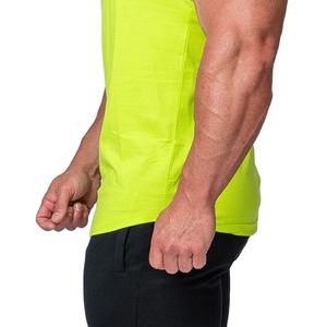 Camiseta sin Mangas para Hombre, 100% Algodón, Tejida, para Gimnasio, Entrenamiento, Running, Uso Casual, con Logotipo Personalizado, Venta al Por Mayor - Product Image 5