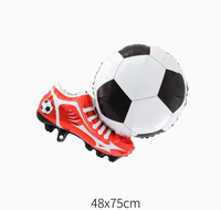 Ballons en aluminium de 18 pouces et grand ballon de football sur pied pour la décoration de fête sportive - Offre Spéciale