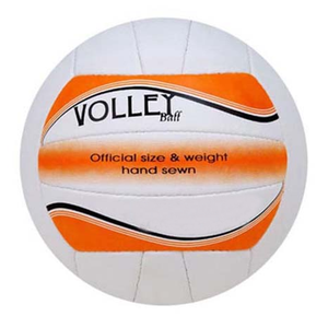 วอลเลย์บอลเย็บด้วยมือสีขาวขนาด260-280กรัมจำนวน18แผ่นสำหรับฝึกกีฬาทำจาก PU และหนัง - Product Image 1