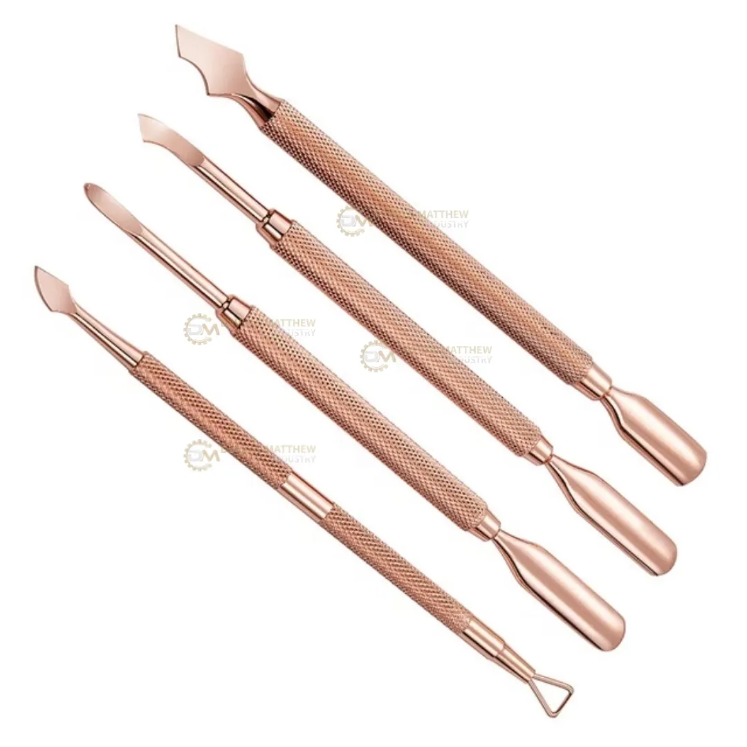 Stainless Steel Nail Cuticle Pusher Rose Gold Cuticle Remover Nail Pusher Perfect Quality Cuticle Pusher For Sale