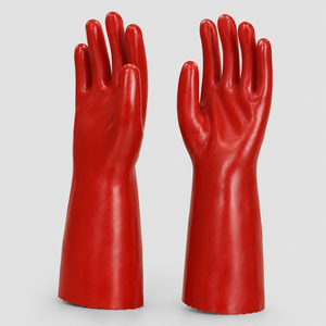Gants en PVC enduit durable, gants de travail à revêtement robuste, gants confortables à prise en main en tissu, matière antidérapante pour la manipulation sécurisée - Product Image 2