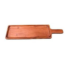 Plato para servir de madera de mango ovalado de diseño antiguo, platos y platos acabados ecológicos únicos para servir alimentos - Product Image 3