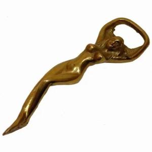 Abridor de Botellas de Cerveza de Latón Hecho a Mano, Abridor de Metal de Forma Única para Uso en Bares, para Botellas de Cerveza Selladas - Product Image 1