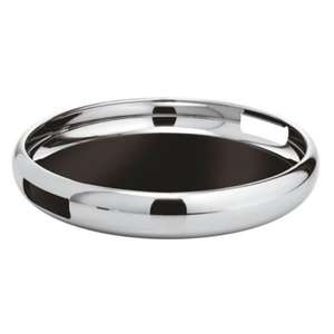 Bandeja de servicio ligera de acero inoxidable con acabado brillante para facilitar el transporte y la exhibición de alimentos y bebidas - Product Image 5