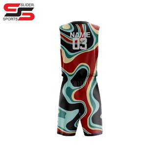 Uniforme de basket-ball personnalisé de haute qualité en polyester pour sports de plein air - Product Image 2