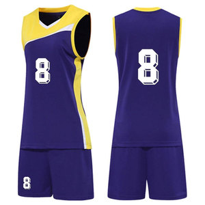 Vêtements de volley-ball imprimés sur toute la surface Uniformes de volley-ball personnalisés pour femmes Maillots et shorts de sports d'équipe Maillot de volley-ball de football - Product Image 2