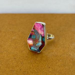 อัญมณีเงินสเตอร์ลิง925อัญมณีสีเทอร์ควอยซ์แบบดั้งเดิมเครื่องประดับชั้นดีสำหรับงานเลี้ยงของผู้หญิงอุปกรณ์จัดงานแต่งงานที่กำลังมาแรง - Product Image 1