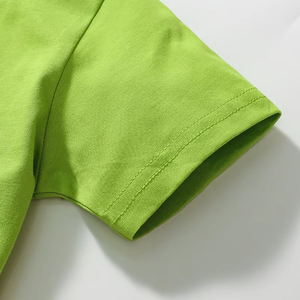 เสื้อยืดเด็ก คอกลม แขนสั้น สีพื้น ผ้าฝ้าย 100% สไตล์ไฮสตรีท ระบายอากาศ แห้งเร็ว พิมพ์ลายดิจิตอล ขายส่ง - Product Image 3