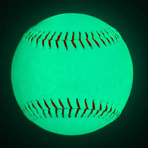 Baseball extérieur professionnel de 9 pouces pour la fonction de lueur lumineuse de nuit d'entraînement de softball - Product Image 1