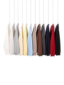 เสื้อฮู้ดดี้ผ้าฝ้าย450 GSM เสื้อฮู้ดโอเวอร์ไซส์ออกแบบได้ตามต้องการผู้ผลิตเสื้อผ้า H5503 - Product Image 3