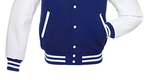 Wholesale Premium Baseball Varsity Jacket Breathable <b>Wool</b> Body Custom Logo Embroidery PU Leather Sleeves Plain Dyed Cotton - Product Image 4