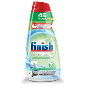 Pastillas para Lavavajillas Finish Power Gel Ecolabel, 45 Unidades, Limpieza Ecológica para un Mañana Más Verde - Product Image 2