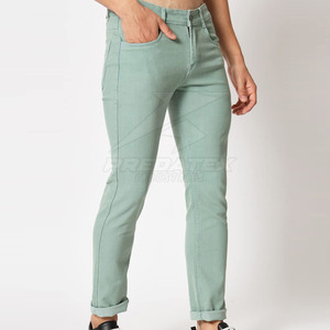 Pantalones vaqueros transpirables por encargo de la venta caliente de los hombres 2025 nuevo diseño Streetwear estilo pantalones vaqueros de los hombres - Product Image 4