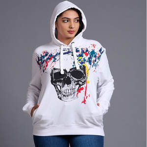 Sudadera informal para mujer Baja MOQ Mejor calidad Sudaderas con capucha para mujer Precio al por mayor Sudaderas con capucha Hechas en Pakistán - Product Image 2