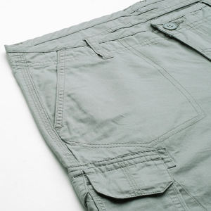 กางเกงขาสั้นกีฬาฤดูร้อนสำหรับผู้ชาย กางเกงออกกำลังกายเอวกลางทรงคาร์โก้ กางเกงขาสั้นสีพื้น กางเกงชายหาดสำหรับผู้ชาย ผู้ผลิตจากบังกลาเทศ - Product Image 6