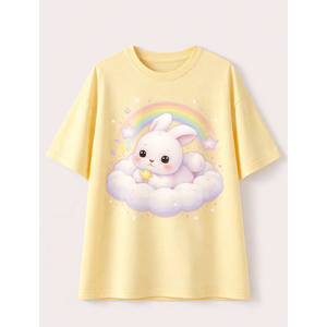 T-shirts d'été pour enfants 100% coton tricoté doux à manches courtes respirant décontracté écologique léger confortable pour garçons et filles - Product Image 1