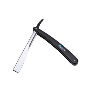 Maquinilla de afeitar plegable de acero inoxidable para peluquero sin cuchilla, instrumento de belleza de salón profesional - Product Image 2