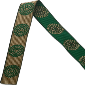 Kvr ผ้าแจ็คการ์ดริบบิ้นผ้าซาตินสองหน้าแบบเดี่ยว196สินค้าจากโรงงานสีทึบม้วนของขวัญ DHL หมวกแบบตะวันตกของ Fedex OEM MLT - Product Image 1