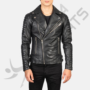 Chaqueta de cuero de alta calidad para hombre IBERIA personalizada al por mayor - Product Image 2