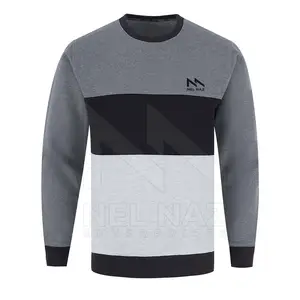 Sudadera deportiva ajustada para hombre, ropa de ejercicio personalizada de algodón pesado y poliéster para uso en invierno - Product Image 1