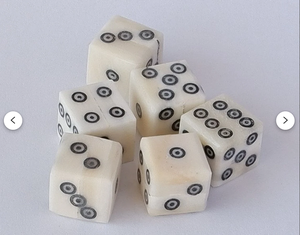 Chất lượng cao thủ công đánh bóng trâu xương khối chơi game xúc xắc với thiết kế tùy chỉnh và các tính năng thân thiện với môi trường - Product Image 1