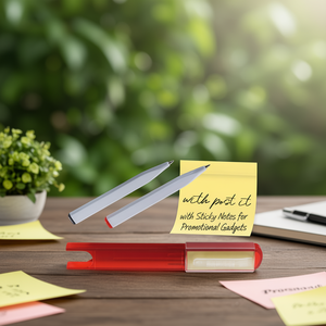 Personalized Lise Pen Set with <b>Sticky</b> <b>Notes</b> for Promotional Gadgets - Product Image 3