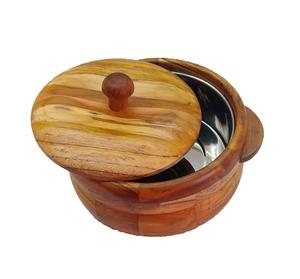 Diseño de lujo La mejor caja de madera Chapati Artesanías hechas a mano de buena calidad 2 colores Caja de madera Chapati Home Hotel Mesa de comedor Uso - Product Image 5