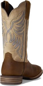 รองเท้าบูทคาวบอยตะวันตกหนังแท้สำหรับผู้ชายบูทสไตล์ตะวันตกดีไซน์ใหม่ - Product Image 3