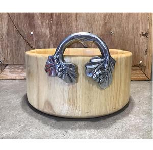 การออกแบบที่มีระดับแท่นไม้เสิร์ฟผลไม้ชามเครื่องครัวกลางแจ้งชามสลัดอินเดียทําด้วยมือธรรมชาติไม้กลางชาม - Product Image 2