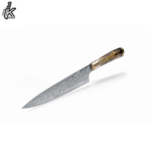 Ensemble de couteaux de chef en acier damas faits à la main de qualité supérieure couteau de cuisine en acier inoxydable de 5 pouces avec manche en bois - Product Image 4