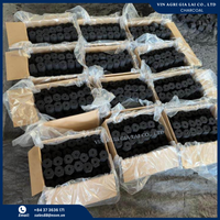 Kualitas Premium pelapis batu bara Bitu penyala cepat briket untuk Barbeque waktu pembakaran panjang debu batu bara bebas gelap untuk arang