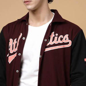 Chaqueta universitaria Unisex informal cálida de invierno con diseño bordado chaqueta universitaria transpirable de lana de alta calidad - Product Image 5