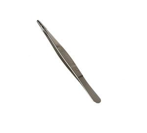 Pinzas Quirúrgicas Manuales Iris, Extremadamente Finas, Rectas, de Acero Inoxidable, Punta Serrada, Moorfield, 11 cm, Estándar Alemán - Product Image 1