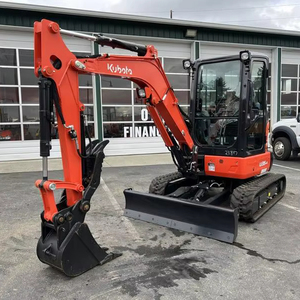 รถขุดขนาดเล็ก Kubota U35-4 แบบตีนตะขาบ พร้อมบุ้งกี๋ สำหรับงานก่อสร้างในฟาร์ม - Product Image 1