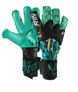 Gants de gardien de but de football pour adultes aux couleurs personnalisées avec revers en PU/néoprène en latex durable et caoutchouc pour l'extérieur - Product Image 2