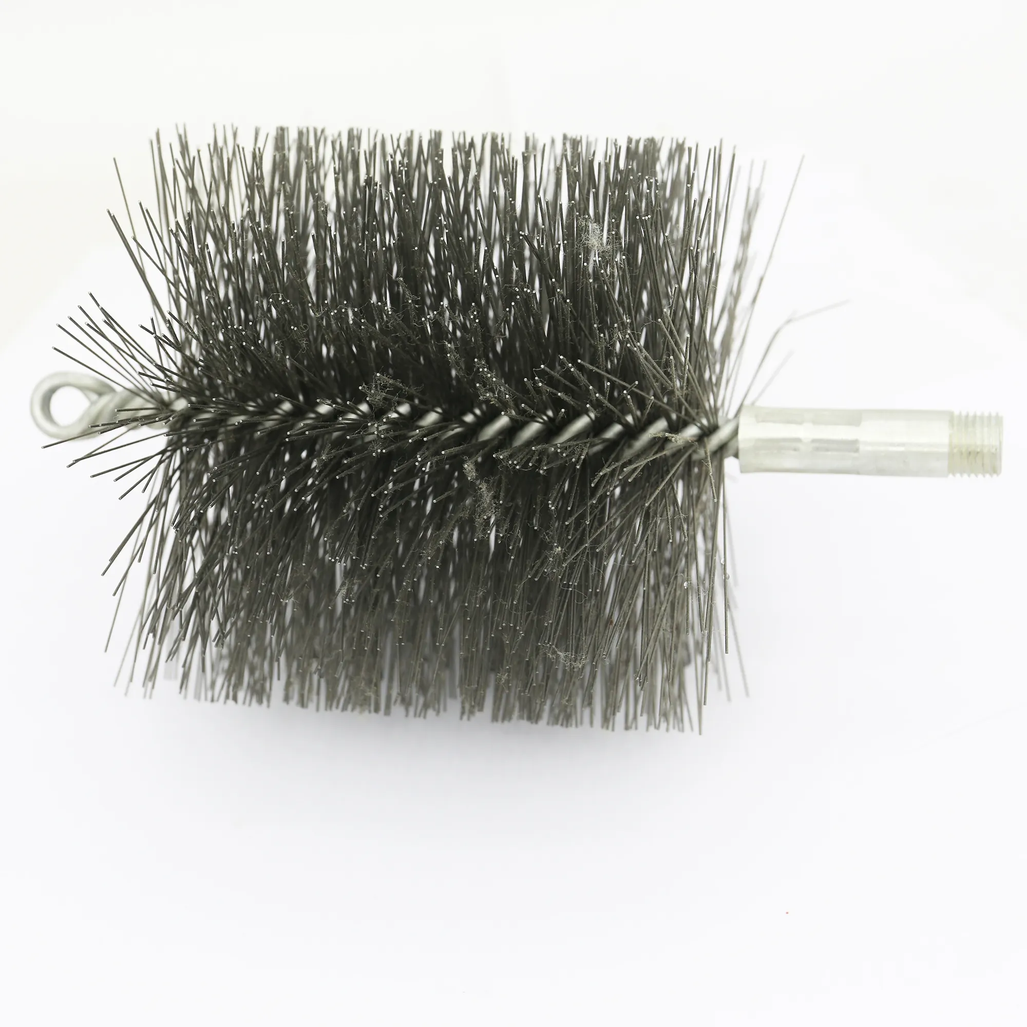 Industrial Twisted Double Spiral Wire Chimney Flue Boiler Tube Vent Brushes Cleaning Sweeping Removing Soot Rust