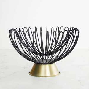 Tazón de fruta en forma de Reno para decoración navideña, bandeja inferior de vajilla, utensilios de cocina metálicos de alta calidad para el hogar y los hoteles - Product Image 5