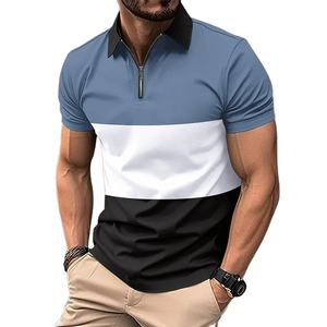 Camiseta Transpirable de Manga Larga para Hombre, Talla Grande, con Cuello de Solapa, Estilo Casual y Versátil - Product Image 3